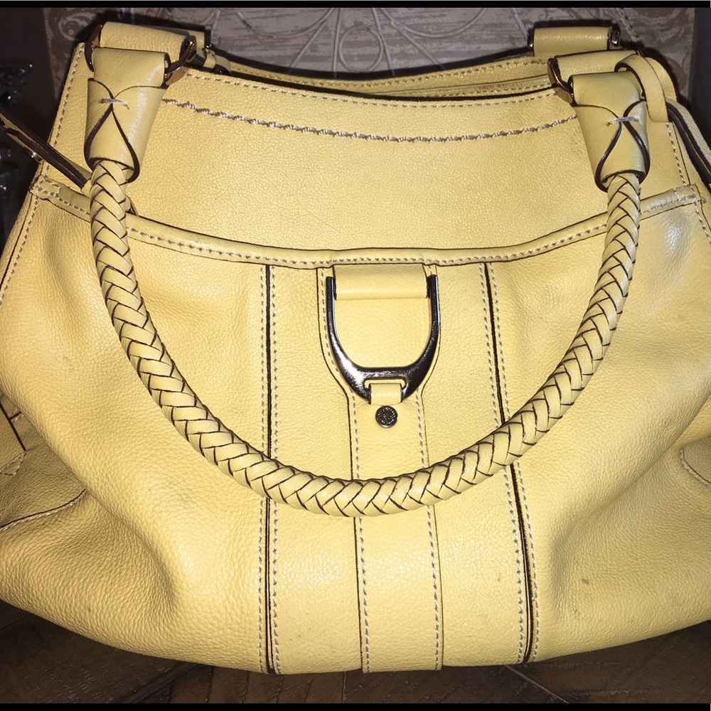 Yellow Leather COLE HAAN purse
